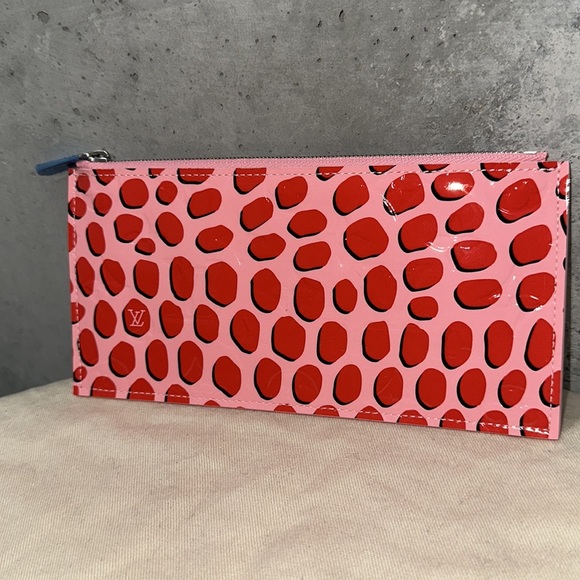 Louis Vuitton vernis jungle dots Faleice inserts card holder coin wallet - Picture 8 of 11